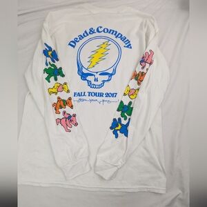 Dead & Company Fall Tour 2017 Long Sleeve Tee Concert Merch NWOT Large Unisex